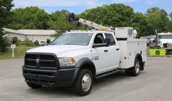 2017 Ram 5500 Crew Cab Mechanics Truck, 175k Miles, Cummins Diesel, IMT 5,000 Crane, 9′ Adkins Service Body, Hydraulic Compressor full