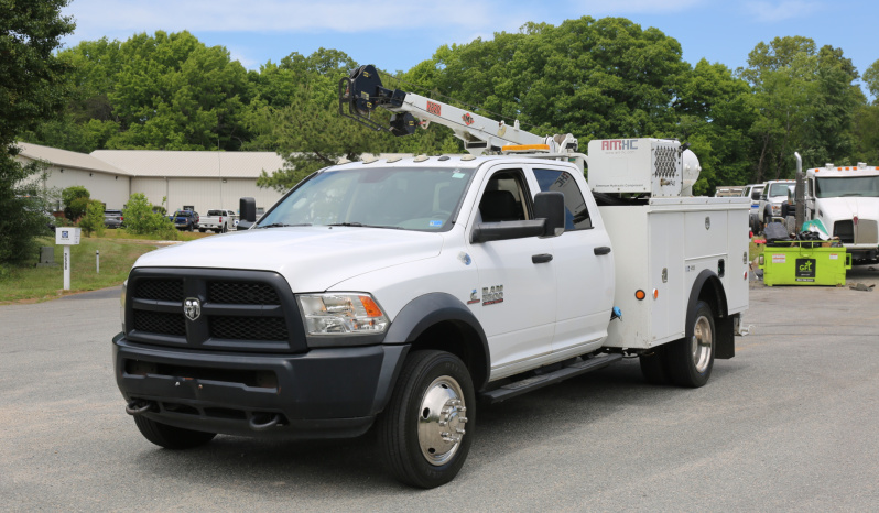 2017 Ram 5500 Crew Cab Mechanics Truck, 175k Miles, Cummins Diesel, IMT 5,000 Crane, 9′ Adkins Service Body, Hydraulic Compressor full