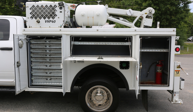 2017 Ram 5500 Crew Cab Mechanics Truck, 175k Miles, Cummins Diesel, IMT 5,000 Crane, 9′ Adkins Service Body, Hydraulic Compressor full