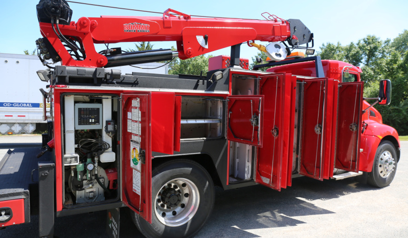 2016 Kenworth T270 Mechanics Truck, 14′ Summit Service Body, 10620 Summit Crane, 99k Miles, 3k Hours, Under CDL full