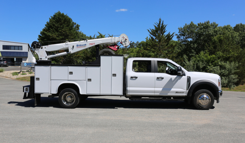 2024 Ford F550 Service Truck, Stellar 7621 Crane, Crew Cab, 4×4, 41k Miles, 1 Owner, 6.7 Diesel full