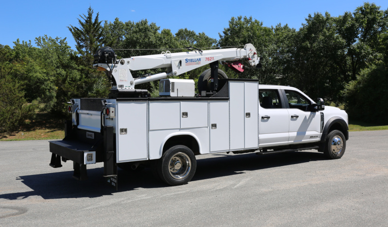 2024 Ford F550 Service Truck, Stellar 7621 Crane, Crew Cab, 4×4, 41k Miles, 1 Owner, 6.7 Diesel full