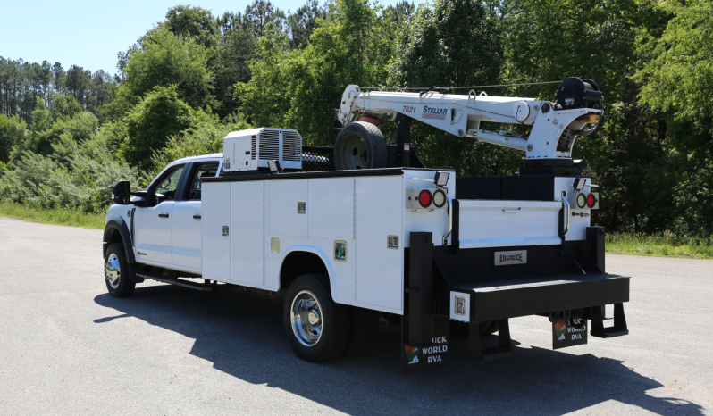 2024 Ford F550 Service Truck, Stellar 7621 Crane, Crew Cab, 4×4, 41k Miles, 1 Owner, 6.7 Diesel full