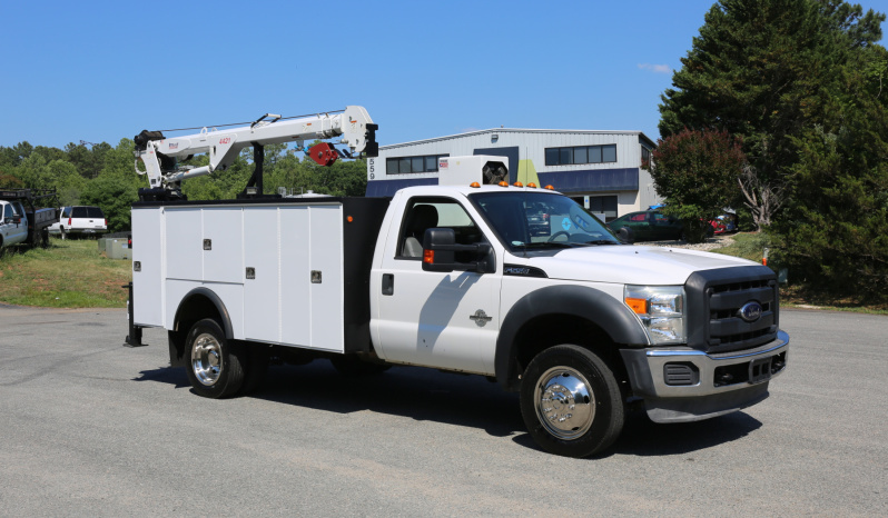 2012 Ford F550 Mechanics Truck, Diesel, 4WD, 177k Miles, Stellar 4421 PTO Driven Crane, Hydraulic Compressor, Drawers full