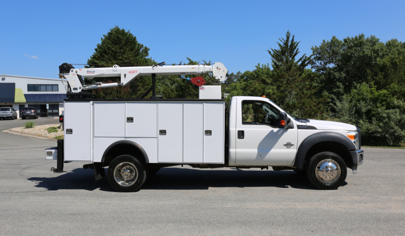 2012 Ford F550 Mechanics Truck, Diesel, 4WD, 177k Miles, Stellar 4421 PTO Driven Crane, Hydraulic Compressor, Drawers full
