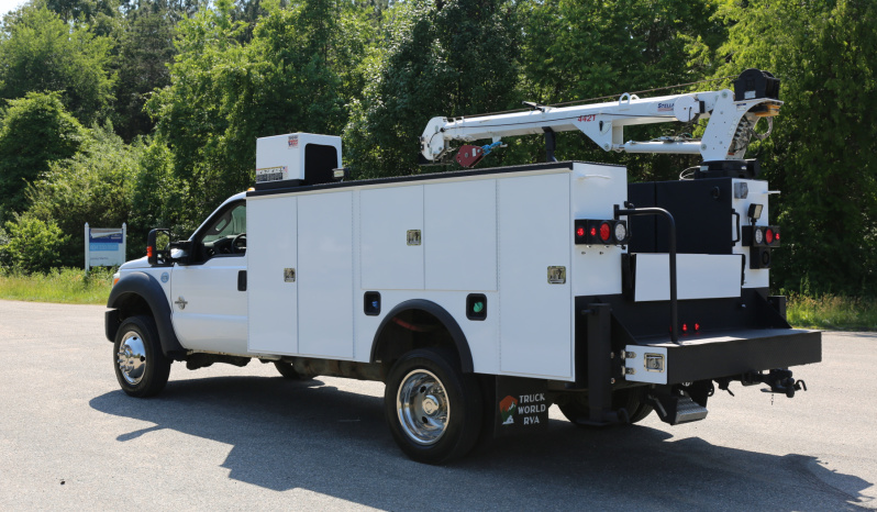 2012 Ford F550 Mechanics Truck, Diesel, 4WD, 177k Miles, Stellar 4421 PTO Driven Crane, Hydraulic Compressor, Drawers full