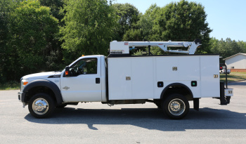 2012 Ford F550 Mechanics Truck, Diesel, 4WD, 177k Miles, Stellar 4421 PTO Driven Crane, Hydraulic Compressor, Drawers full