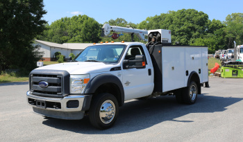 2012 Ford F550 Mechanics Truck, Diesel, 4WD, 177k Miles, Stellar 4421 PTO Driven Crane, Hydraulic Compressor, Drawers full
