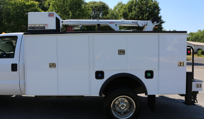 2012 Ford F550 Mechanics Truck, Diesel, 4WD, 177k Miles, Stellar 4421 PTO Driven Crane, Hydraulic Compressor, Drawers full