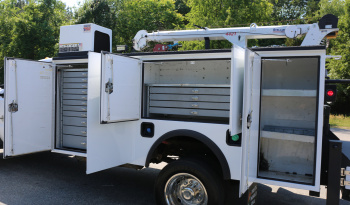 2012 Ford F550 Mechanics Truck, Diesel, 4WD, 177k Miles, Stellar 4421 PTO Driven Crane, Hydraulic Compressor, Drawers full