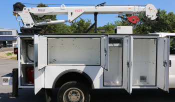 2012 Ford F550 Mechanics Truck, Diesel, 4WD, 177k Miles, Stellar 4421 PTO Driven Crane, Hydraulic Compressor, Drawers full