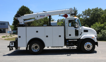2023 Mack MD6 Mechanics Truck, Under CDL, Stellar 12630 Crane, 79k Miles, Cummins Diesel full