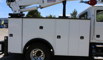 2023 Mack MD6 Mechanics Truck, Under CDL, Stellar 12630 Crane, 79k Miles, Cummins Diesel full