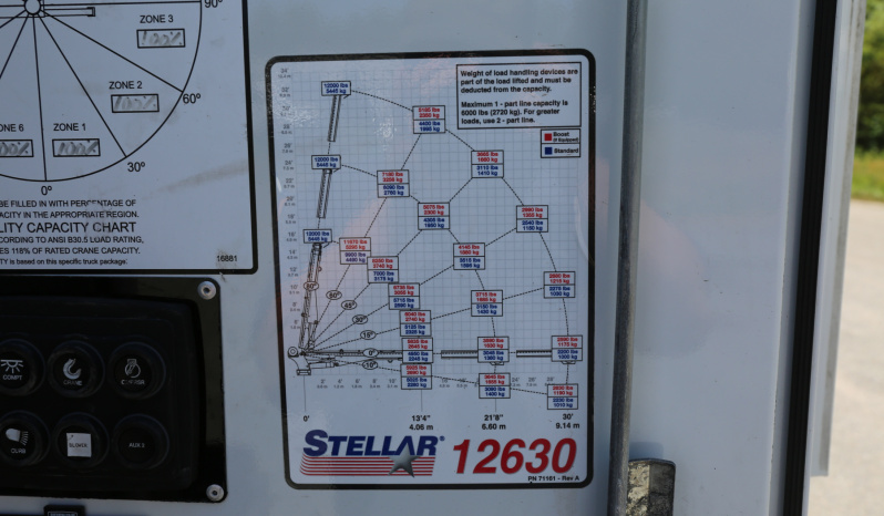 2023 Mack MD6 Mechanics Truck, Under CDL, Stellar 12630 Crane, 79k Miles, Cummins Diesel full