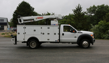 2015 Ford F550 Mechanics Truck, 102k Miles, Diesel, Summit 6620 Crane, 11′ TMAX Service Body full