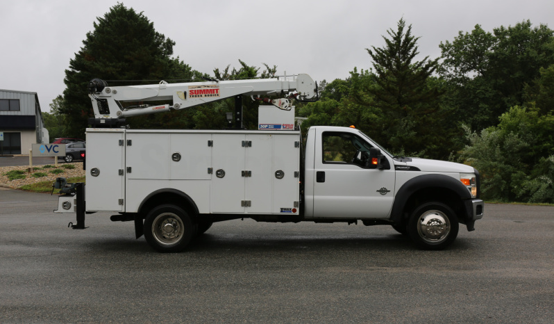 2015 Ford F550 Mechanics Truck, 102k Miles, Diesel, Summit 6620 Crane, 11′ TMAX Service Body full