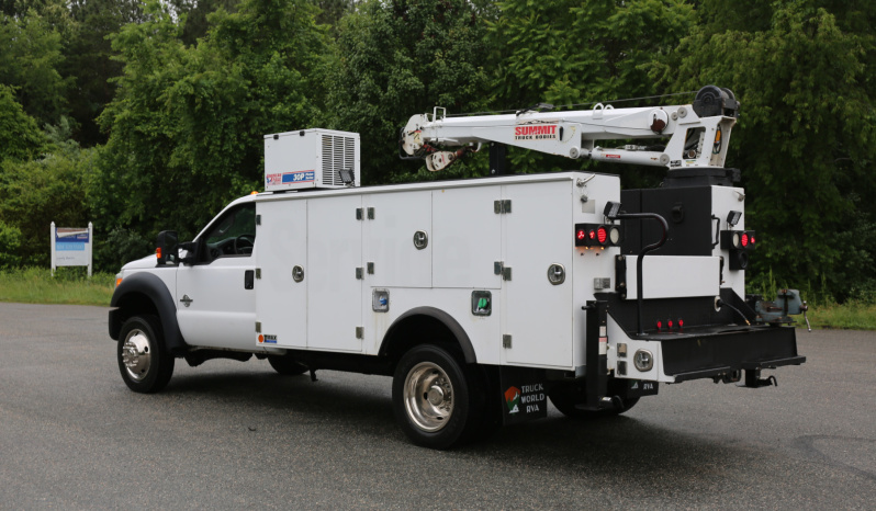 2015 Ford F550 Mechanics Truck, 102k Miles, Diesel, Summit 6620 Crane, 11′ TMAX Service Body full