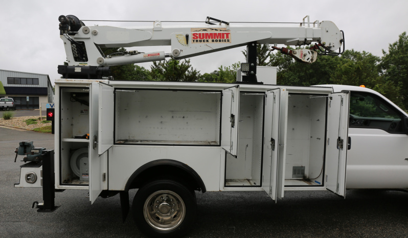 2015 Ford F550 Mechanics Truck, 102k Miles, Diesel, Summit 6620 Crane, 11′ TMAX Service Body full