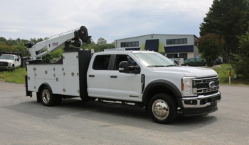 2024 Ford F550 Service Truck, 7k Miles, 4×4, Diesel, Lube Skid, Stellar 7621 Crane, TMAX Mechanics Body full