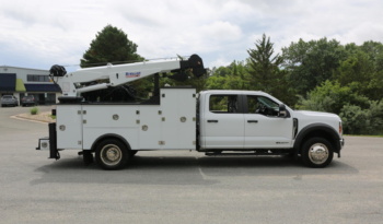 2024 Ford F550 Service Truck, 7k Miles, 4×4, Diesel, Lube Skid, Stellar 7621 Crane, TMAX Mechanics Body full