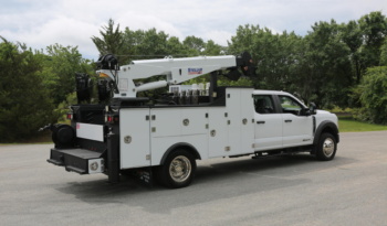 2024 Ford F550 Service Truck, 7k Miles, 4×4, Diesel, Lube Skid, Stellar 7621 Crane, TMAX Mechanics Body full