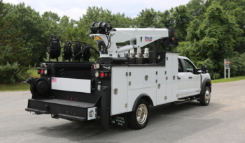 2024 Ford F550 Service Truck, 7k Miles, 4×4, Diesel, Lube Skid, Stellar 7621 Crane, TMAX Mechanics Body full