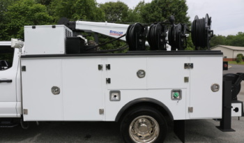 2024 Ford F550 Service Truck, 7k Miles, 4×4, Diesel, Lube Skid, Stellar 7621 Crane, TMAX Mechanics Body full