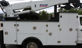 2024 Ford F550 Service Truck, 7k Miles, 4×4, Diesel, Lube Skid, Stellar 7621 Crane, TMAX Mechanics Body full
