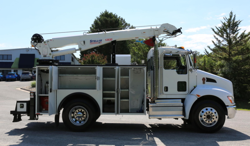 2022 Kenworth T270 Mechanics Truck, Under CDL, 131k Miles, Air Ride, Stellar 12630 Crane, Southern 1 Owner Truck full