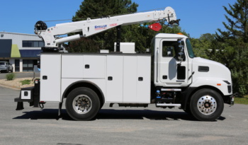 2023 Mack MD6 Service Truck, Under CDL, Cummins Diesel, 87k Miles, 3k Hours, Stellar 12630 Crane full