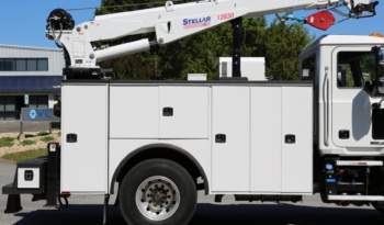 2023 Mack MD6 Service Truck, Under CDL, Cummins Diesel, 87k Miles, 3k Hours, Stellar 12630 Crane full
