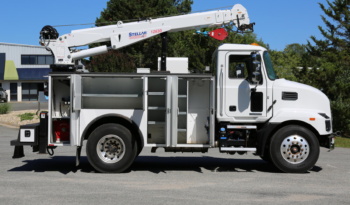 2023 Mack MD6 Service Truck, Under CDL, Cummins Diesel, 87k Miles, 3k Hours, Stellar 12630 Crane full
