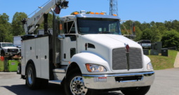 2021 Kenworth T270 Mechanics Truck, Under CDL, Air Ride, PX7 Diesel, 108k Mi/3700 Hrs, Stellar 12630 Crane