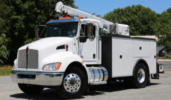 2021 Kenworth T270 Mechanics Truck, Under CDL, Air Ride, PX7 Diesel, 108k Mi/3700 Hrs, Stellar 12630 Crane full