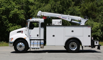 2021 Kenworth T270 Mechanics Truck, Under CDL, Air Ride, PX7 Diesel, 108k Mi/3700 Hrs, Stellar 12630 Crane full