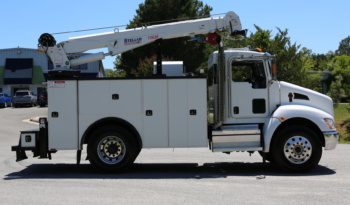2021 Kenworth T270 Mechanics Truck, Under CDL, Air Ride, PX7 Diesel, 108k Mi/3700 Hrs, Stellar 12630 Crane full