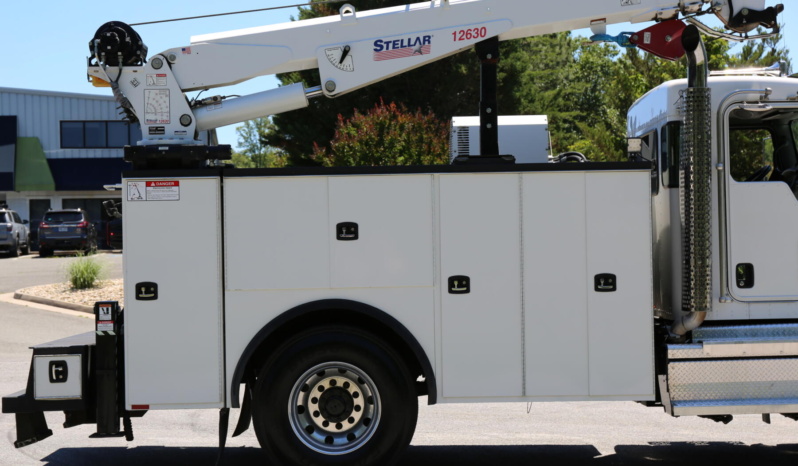 2021 Kenworth T270 Mechanics Truck, Under CDL, Air Ride, PX7 Diesel, 108k Mi/3700 Hrs, Stellar 12630 Crane full