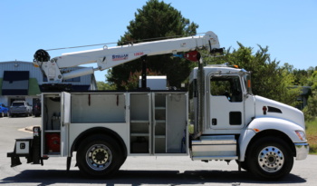 2021 Kenworth T270 Mechanics Truck, Under CDL, Air Ride, PX7 Diesel, 108k Mi/3700 Hrs, Stellar 12630 Crane full
