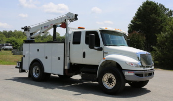 2019 International MV607, Extended Cab Mechanics Truck, Cummins Diesel, 155k Miles, Stellar 12621 Crane, Under CDL full