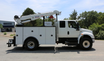 2019 International MV607, Extended Cab Mechanics Truck, Cummins Diesel, 155k Miles, Stellar 12621 Crane, Under CDL full