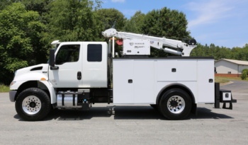 2019 International MV607, Extended Cab Mechanics Truck, Cummins Diesel, 155k Miles, Stellar 12621 Crane, Under CDL full