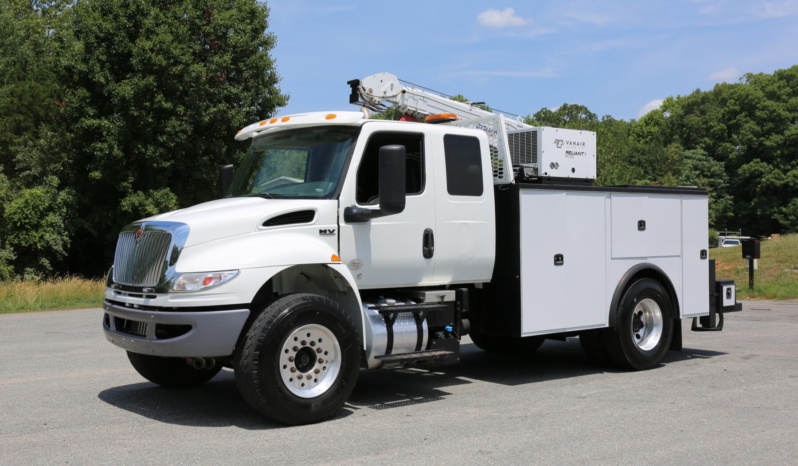 2019 International MV607, Extended Cab Mechanics Truck, Cummins Diesel, 155k Miles, Stellar 12621 Crane, Under CDL full