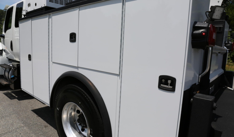 2019 International MV607, Extended Cab Mechanics Truck, Cummins Diesel, 155k Miles, Stellar 12621 Crane, Under CDL full