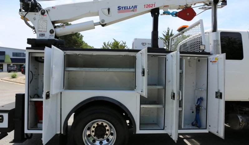 2019 International MV607, Extended Cab Mechanics Truck, Cummins Diesel, 155k Miles, Stellar 12621 Crane, Under CDL full