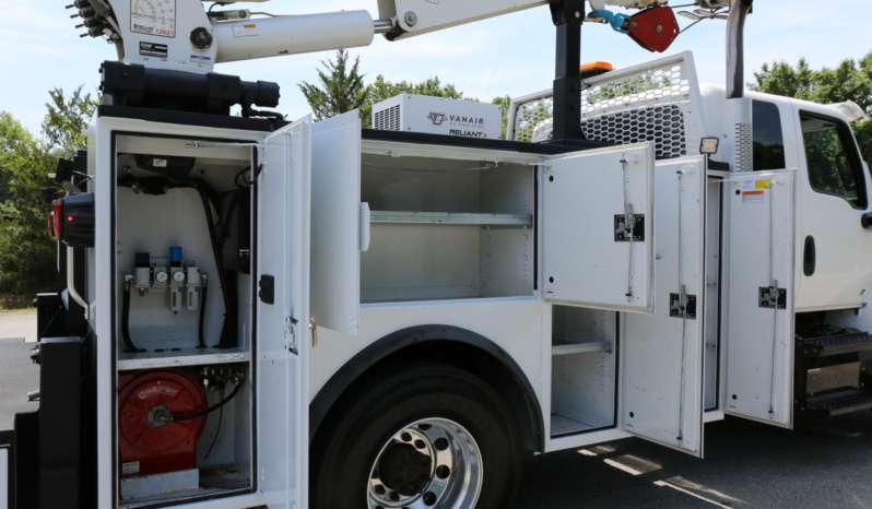 2019 International MV607, Extended Cab Mechanics Truck, Cummins Diesel, 155k Miles, Stellar 12621 Crane, Under CDL full