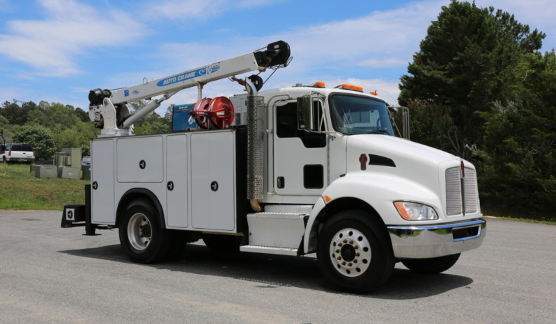 2017 Kenworth T270 Mechanics Truck, Under CDL, 130k Miles, 3700 Hours, HC10 Autocrane, EnPak full