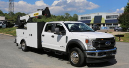 2022 Ford F-550 Mechanics Truck, Crew Cab, 4WD, Diesel, 30k Miles, Palfinger 8k 29′ Crane