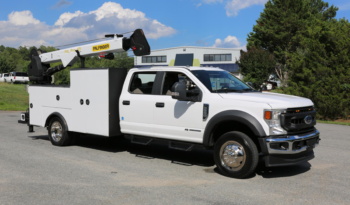 2022 Ford F-550 Mechanics Truck, Crew Cab, 4WD, Diesel, 30k Miles, Palfinger 8k 29′ Crane full