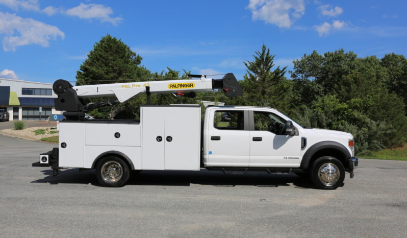 2022 Ford F-550 Mechanics Truck, Crew Cab, 4WD, Diesel, 30k Miles, Palfinger 8k 29′ Crane full