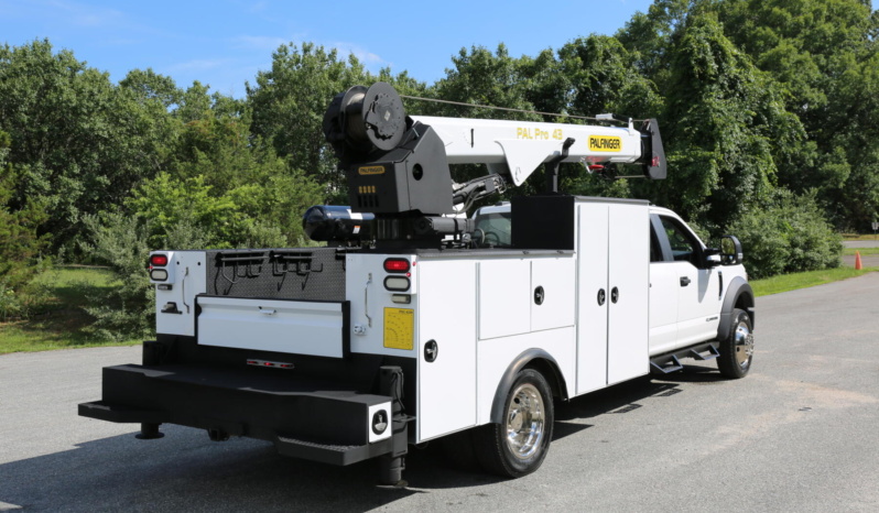 2022 Ford F-550 Mechanics Truck, Crew Cab, 4WD, Diesel, 30k Miles, Palfinger 8k 29′ Crane full